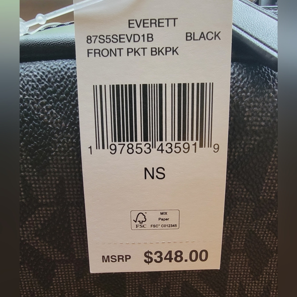 Michael Kors Black Backpack - Picture 3 of 8